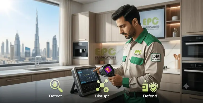 Licensed pest control services in Dubai by Eradicators
